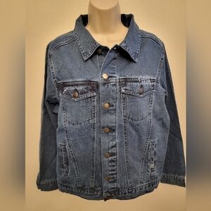 NWT Pura Vida Ladies Denim Jean Jacket